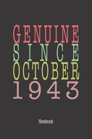 Cover of Genuine Since October 1943