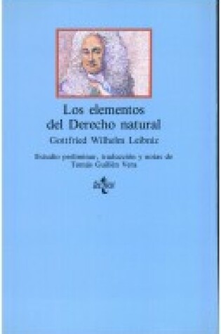 Cover of Los Elementos del Derecho Natural