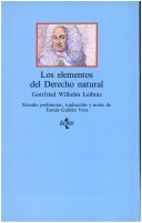 Book cover for Los Elementos del Derecho Natural