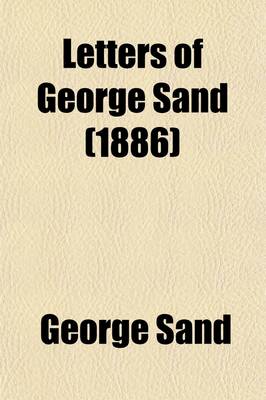 Book cover for Letters of George Sand (1886)