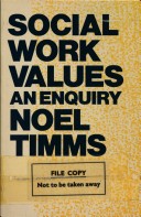 Book cover for Social Work Values