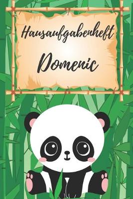 Book cover for Hausaufgabenheft Domenic