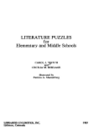 Cover of Literature Puzzles for Elementary and Middle Schools