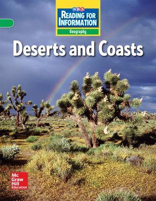 Book cover for Reading for Information, On Level Student Reader, Geography - Deserts and Coasts, Grade 3