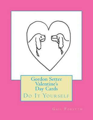 Book cover for Gordon Setter Valentine's Day Cards