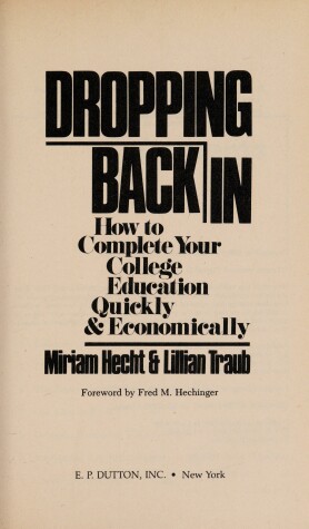 Book cover for Dropping Back in