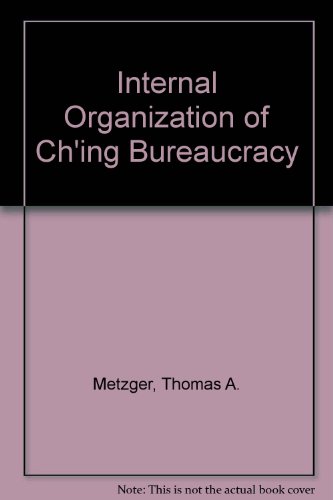 Book cover for Internal Organization of Ch'ing Bureaucracy