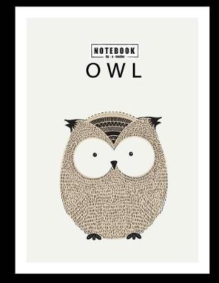 Book cover for Notebook owl