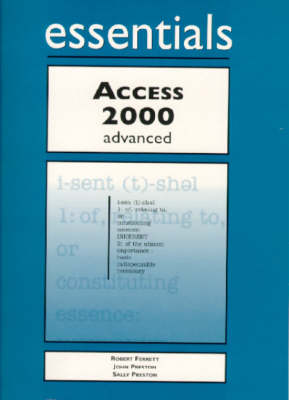 Book cover for Access 2000 Essentials Advanced