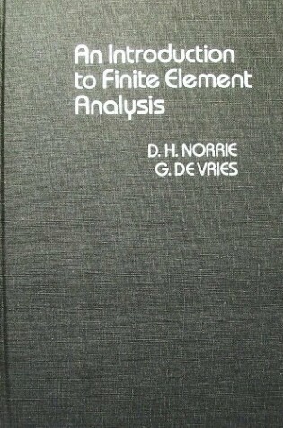 Cover of Introduction to Finite Element Analysis