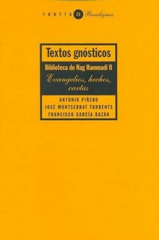 Cover of Textos Gnosticos