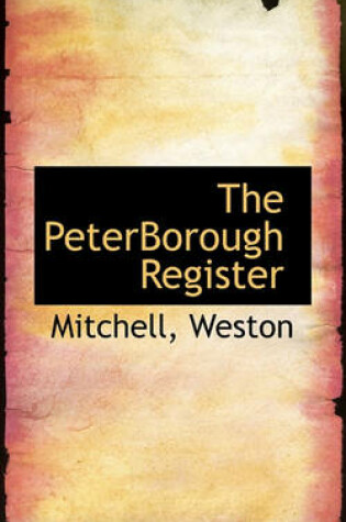 Cover of The Peterborough Register