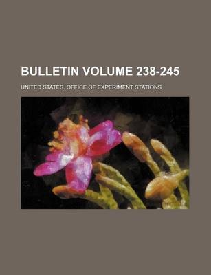 Book cover for Bulletin Volume 238-245