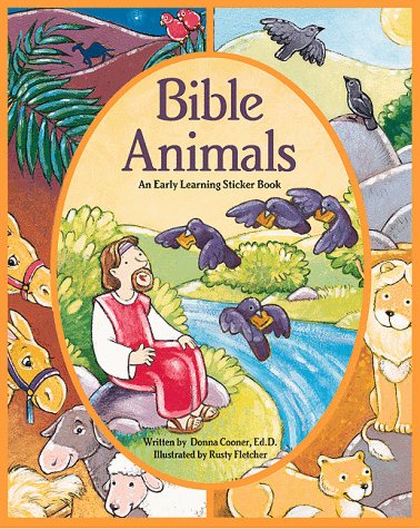 Book cover for Bible Animals Sticker Book