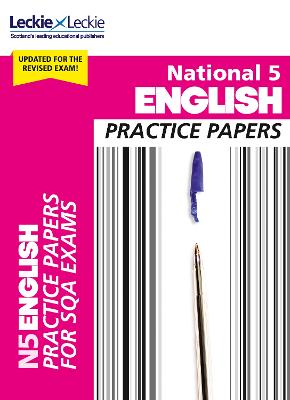 Book cover for National 5 English Practice Papers