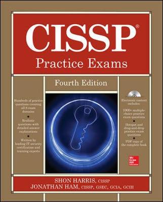 Book cover for CISSP Practice Exams, Fourth Edition