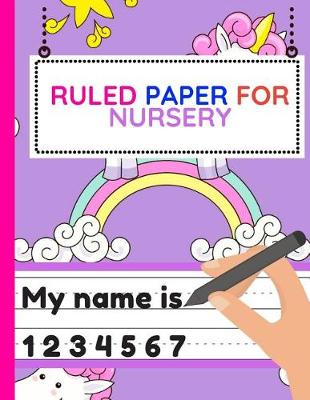 Book cover for Ruled Paper for Nursery