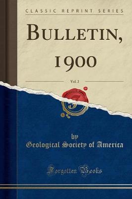 Book cover for Bulletin, 1900, Vol. 2 (Classic Reprint)