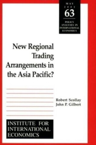 Cover of New Regional Trading Arrangements in the Asia Pacific?