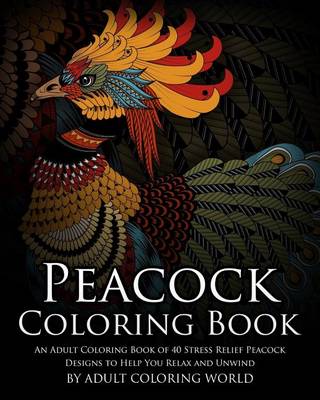 Book cover for Peacock Coloring Book