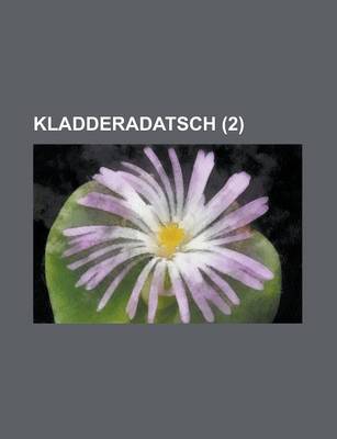 Book cover for Kladderadatsch Volume 2