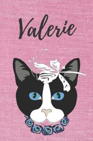 Cover of personalisiertes Notizbuch Katze / Notizheft / Journal / Malbuch / Tagebuch / Kritzelbuch / DIN A5 / Geschenk Valerie