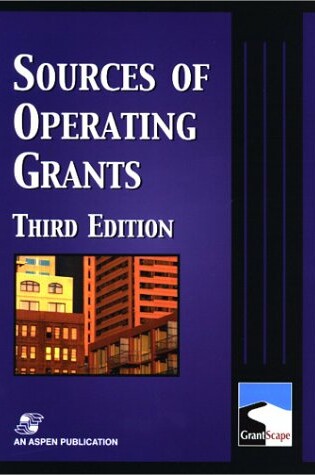 Cover of Sources of Operating Grants