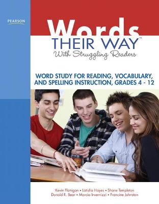 Book cover for Words Their Way with Struggling Readers