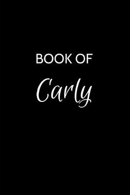 Book cover for Book of Carly