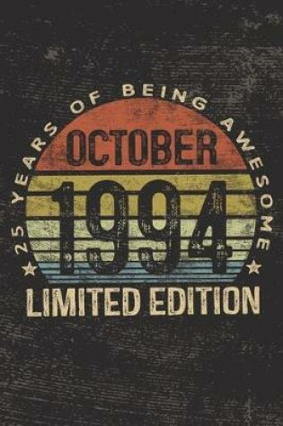 Cover of October 1994 Limited Edition 25 Years of Being Awesome