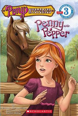 Book cover for Pony Mysteries #2: Penny and Pepper (Scholastic Reader, Level 2)