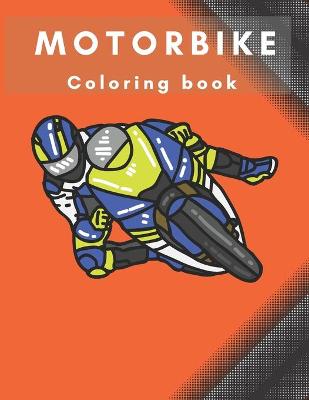 Book cover for Motorbike coloring book