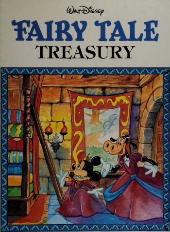 Book cover for Disney Fairy Tale Treasury-Blue
