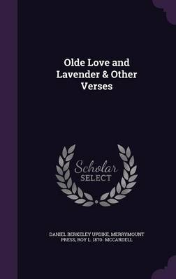 Book cover for Olde Love and Lavender & Other Verses