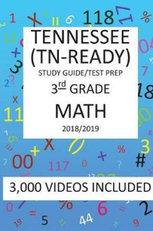 Cover of 3rd Grade TENNESSEE TN-READY, 2019 MATH, Test Prep