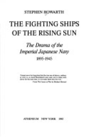 Cover of The Fighting Ships of the Rising Sun