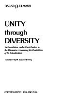 Book cover for Unity Through Diversity