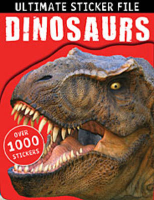 Book cover for Ultimate Sticker File: Dinosaurs