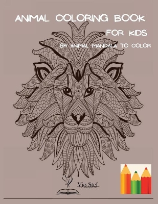 Book cover for Animal Coloring Book for kids