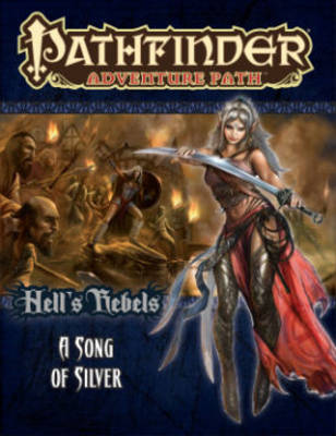 Book cover for Pathfinder Adventure Path: Hell's Rebels Part 4 - A Song of Silver