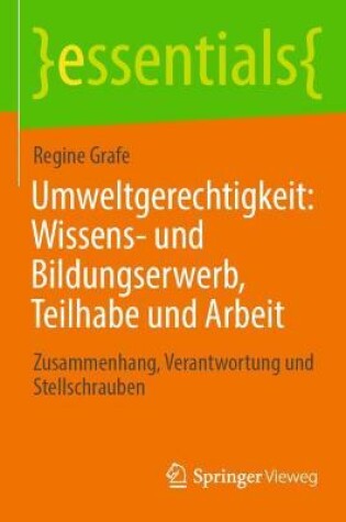 Cover of Umweltgerechtigkeit: Wissens- und Bildungserwerb, Teilhabe und Arbeit