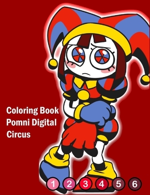 Book cover for Coloring Book Pomni Digital Circus