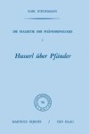 Book cover for Die Dialektik Der Phänomenologie I