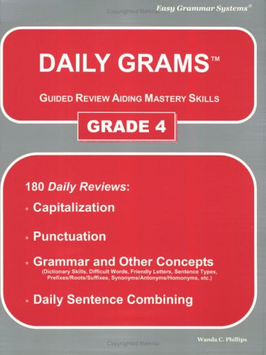 Book cover for Daily Grams Guided Review Aiding Mastery Skills