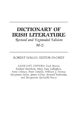 Book cover for Dictionary of Irish Literature