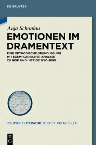 Cover of Emotionen im Dramentext