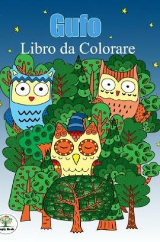 Cover of Gufo libro da colorare