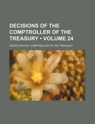 Book cover for Decisions of the Comptroller of the Treasury (Volume 24)