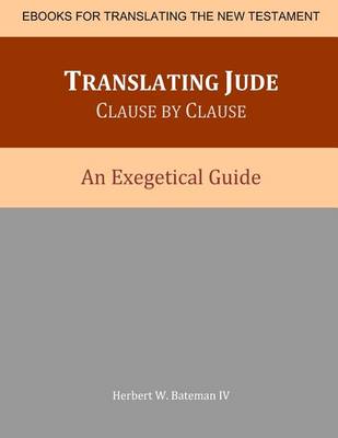 Book cover for Translating Jude Clause By Clause