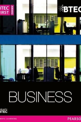 Cover of BTEC First Business Award Student Book